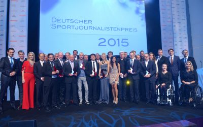 Gruppenbild
Deutscher Sportjournalistenpreis im Hotel Grand Elysee in Hamburg am 05.10.2015
Foto: BrauerPhotos © Oliver Walterscheid